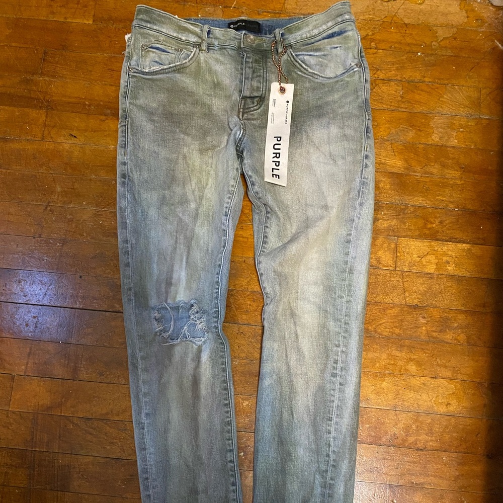 Mens purple brand jeans size 31 slim fit